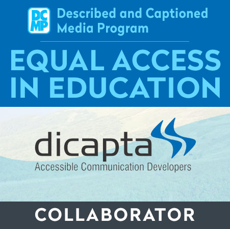 text: DCMP equal access in education, Dicapta collaborator