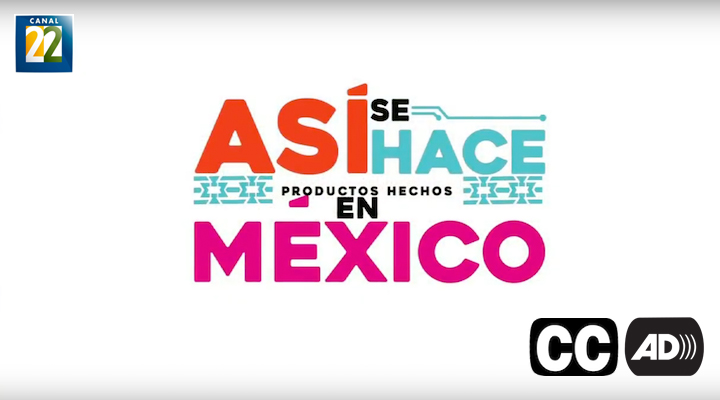 Over white background the phrase Asi se hace products hechos en México.